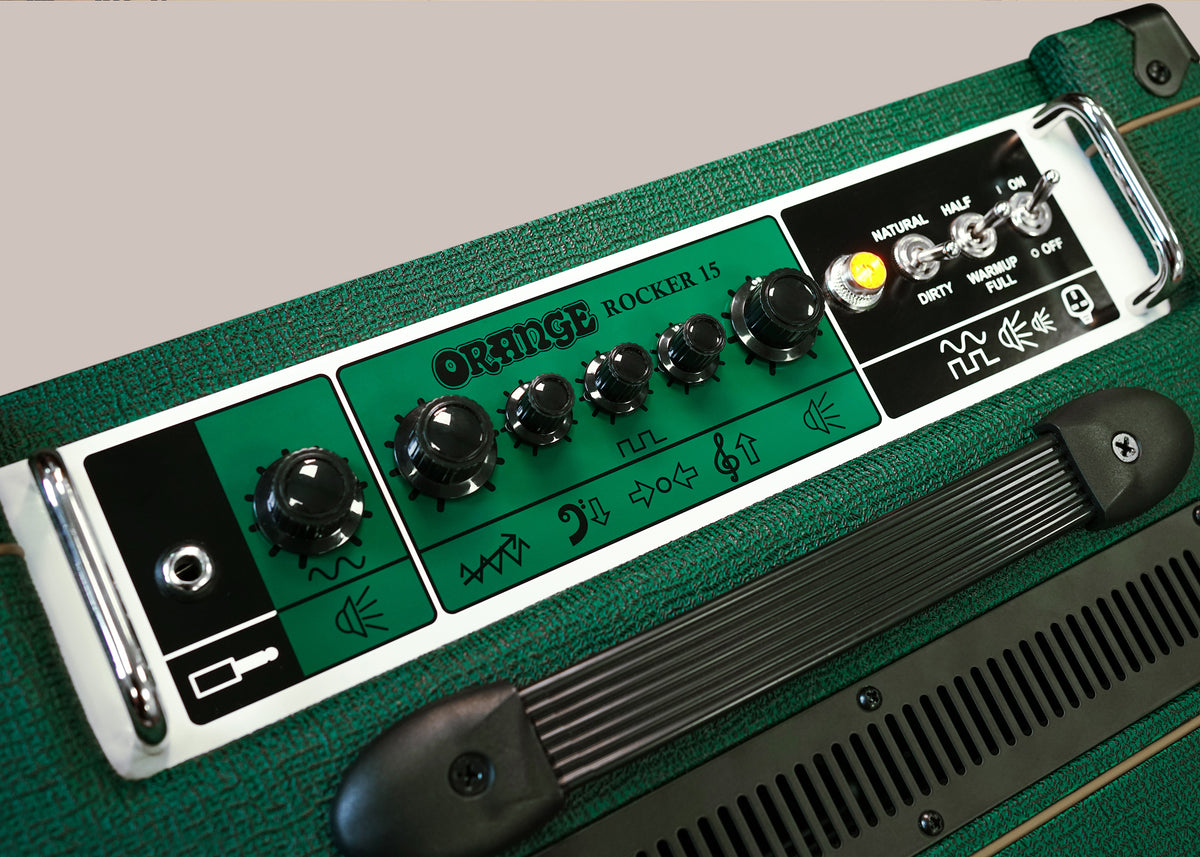 Orange Roar in British Racing Green